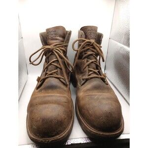 Timberland PRO Women's Hightower 6" Alloy Toe Waterproof Work Boot Brown 10